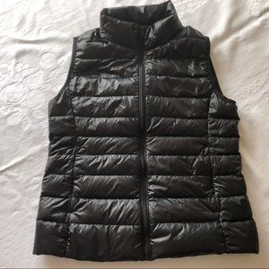 Lightweight Down Filled Vest Black Size S